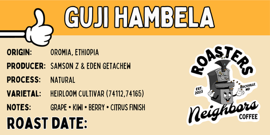Guji Hambela - Single Origin Coffee Beans (250g)
